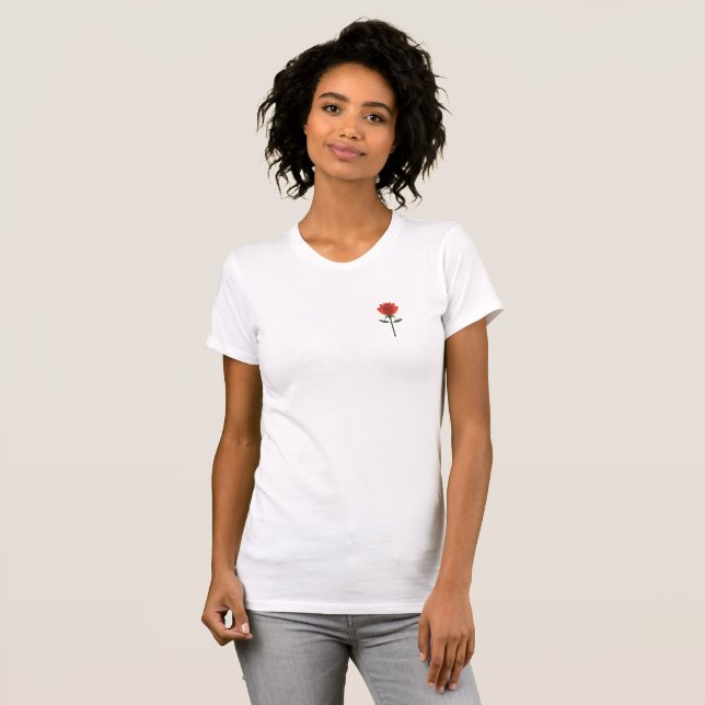 Timeless Red Rose T-Shirt (Front Full)