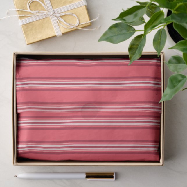 Timeless Red Stripes Classic Tissue Paper (Gift)