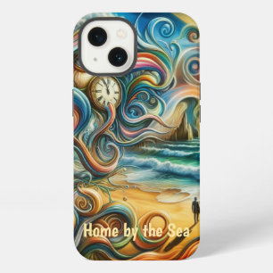 Timeless Reflections: Surreal Coastal Dreamscape iPhone 13 Case