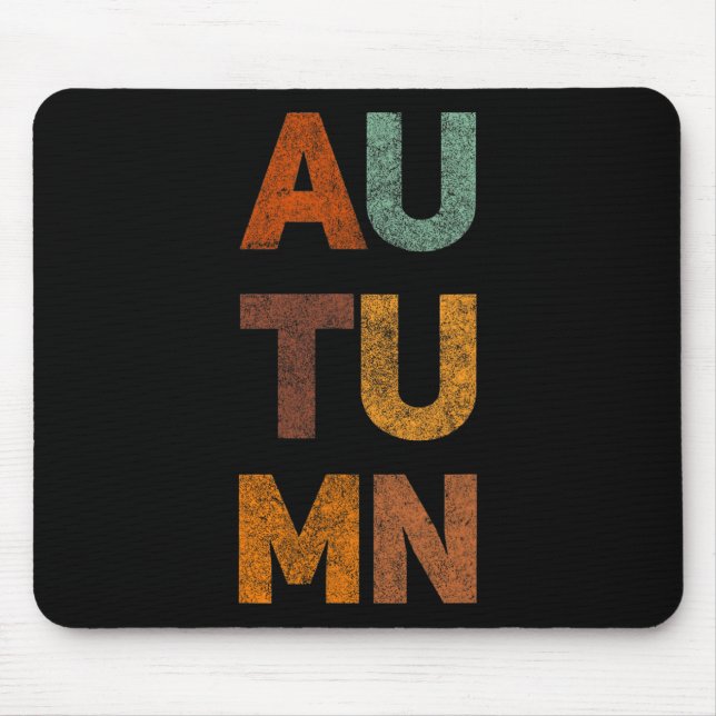 Timeless Retro Fall Top For Women Men Kids - Vinta Mouse Mat (Front)