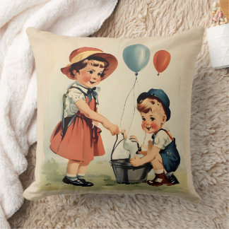 Timeless Retro Kids Cushion