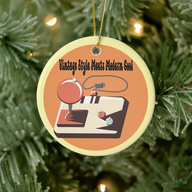 Timeless Retro Vibes  Ceramic Tree Decoration (Tree)