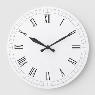 Timeless Roman Numeral Wall Clock