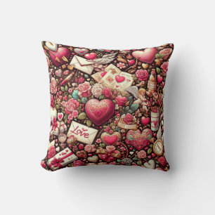 Timeless Romance: A Classic Valentine's Day Patter Cushion