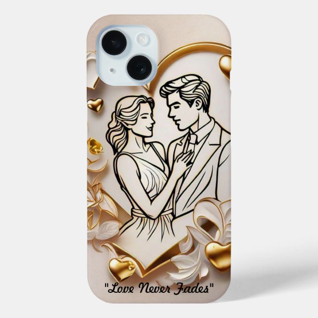 "Timeless Romantic Heart" Case-Mate iPhone Case (Back)