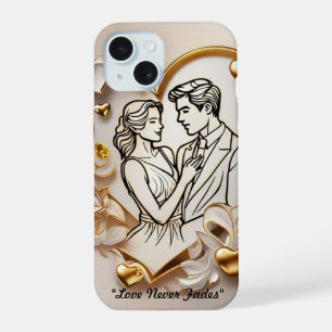 "Timeless Romantic Heart" iPhone 15 Case