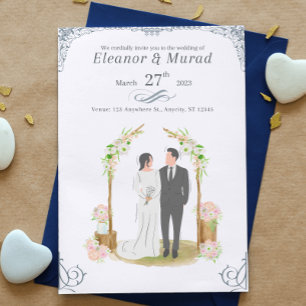 Timeless Rustic Charm Wedding Invitation