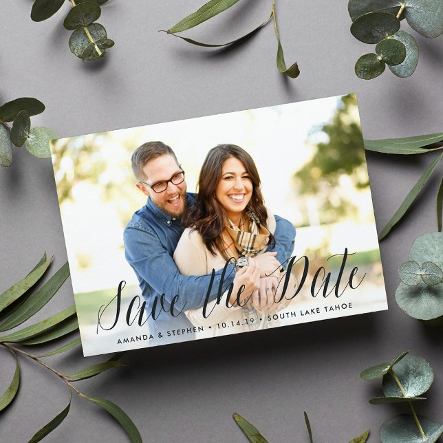Timeless Script | Photo Save the Date (Creator Uploaded)