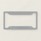Timeless - Silver Grey License Plate Frame