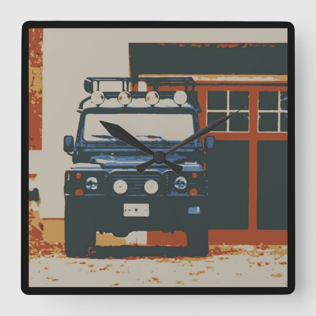 TIMELESS SQUARE WALL CLOCK (Front)