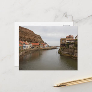 Timeless Staithes: Where the Beck Meets the Sea Postcard