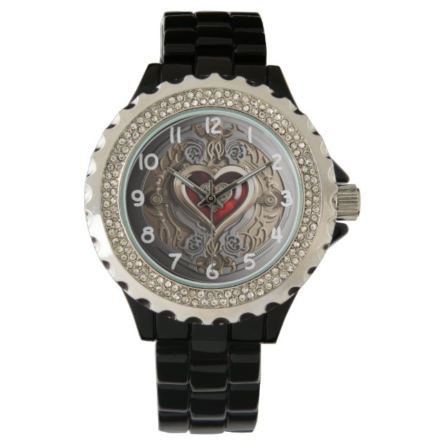 Timeless Steampunk Heart of Love Watch (Front)