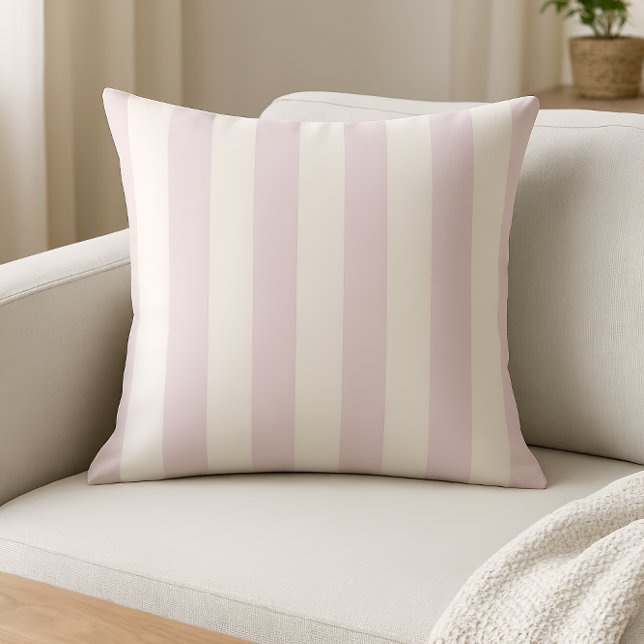 Timeless Stripes Pastel Pink Cushion (Creator Uploaded)