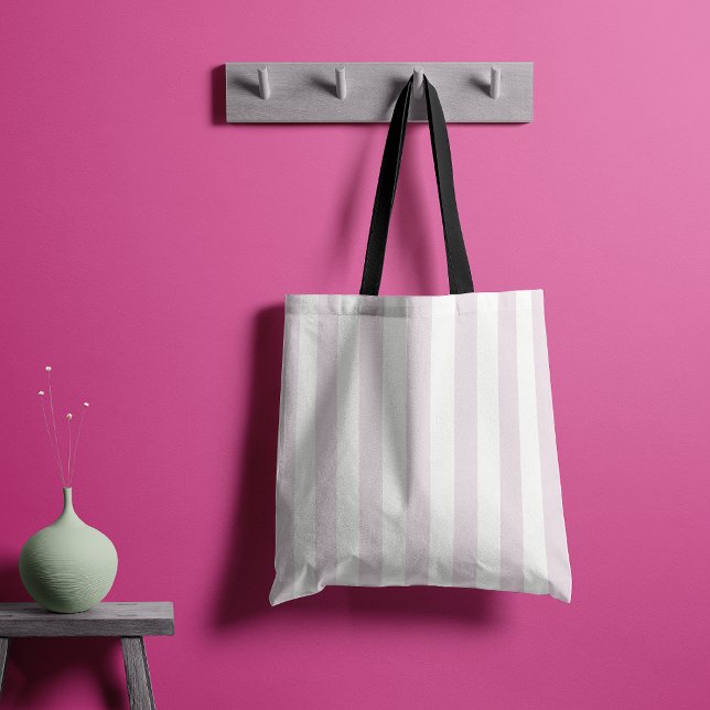 Timeless Stripes Pastel Pink Tote Bag (Creator Uploaded)
