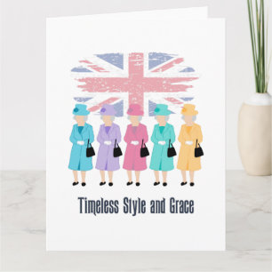 Timeless Style and Grace- RIP Queen Elizabeth II  Card