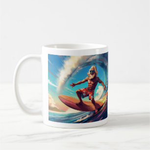 Timeless Surfing Spirit: Senior Wave Rider Coffee Mug