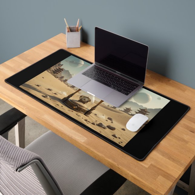 Timeless Surreal Hourglass Desk Mat (Office 2)