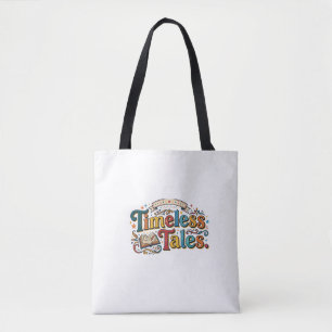 Timeless Tales – Vintage Storybook Illustration T- Tote Bag