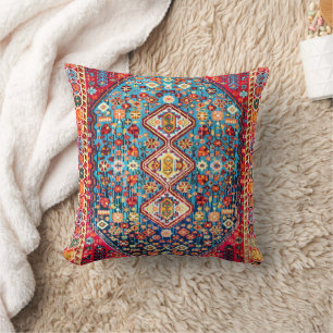 Timeless Tapestry: Colourful Moroccan Heritage  Cushion