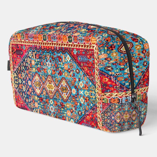 Timeless Tapestry: Colourful Moroccan Heritage  Dopp Kit (Right Corner)