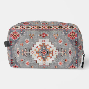 Timeless Threads: Heritage Boho Moroccan Geometry Dopp Kit