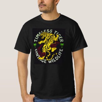 Timeless Tiger: Vintage Wildlife Photography T-Shirt
