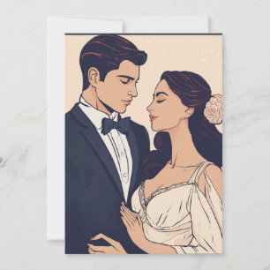 Timeless Treasures: Signature Wedding Invitation