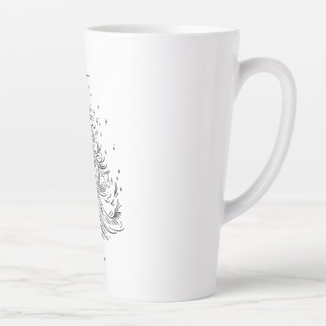 Timeless Tree Large Latte Mug | Holiday Drinkware (Right)