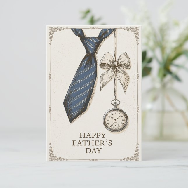 Timeless Tribute to Father's Day  Card (Standing Front)