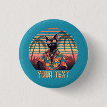 Timeless Tropical Cat Attitude