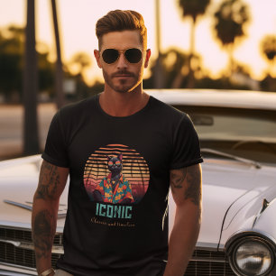 Timeless Tropical Cat Attitude T-Shirt