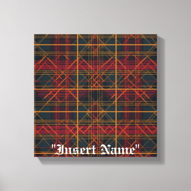 Timeless Tweed Canvas Print (Front)