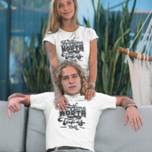 Timeless Typography: A Retro T-Shirt Design Tri-Blend Shirt