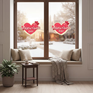 Timeless Valentine Window Accent - Window Cling
