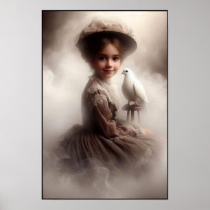 Timeless Victorian Era Elegance Wall Poster