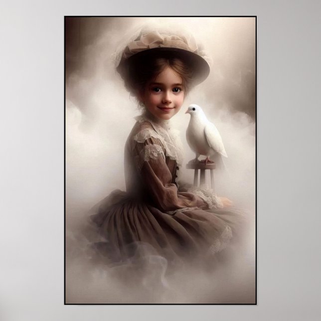 Timeless Victorian Era Elegance Wall Poster (Front)
