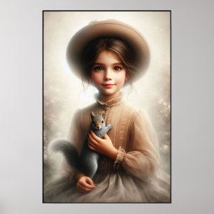 Timeless Victorian Era Elegance Wall Poster