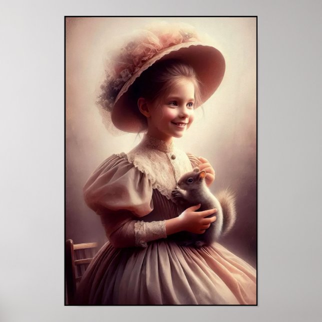 Timeless Victorian Era Elegance Wall Poster (Front)