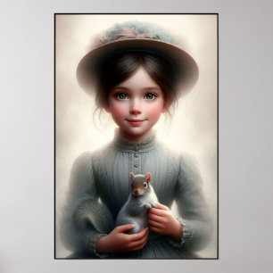 Timeless Victorian Era Elegance Wall Poster