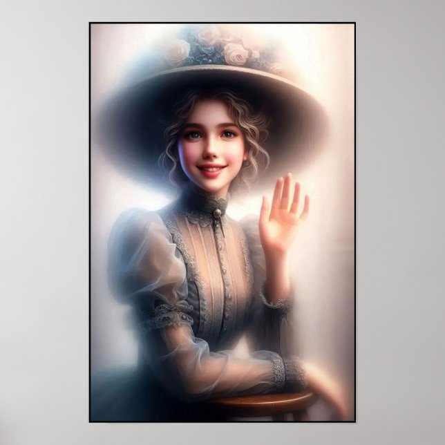 Timeless Victorian Era Elegance Wall Poster (Front)
