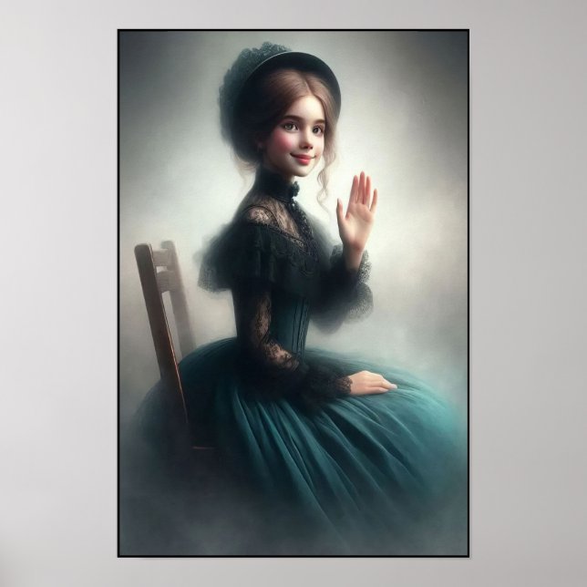 Timeless Victorian Era Elegance Wall Poster (Front)