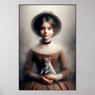 Timeless Victorian Era Elegance Wall Poster