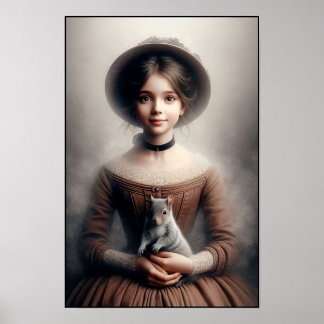 Timeless Victorian Era Elegance Wall Poster (Front)