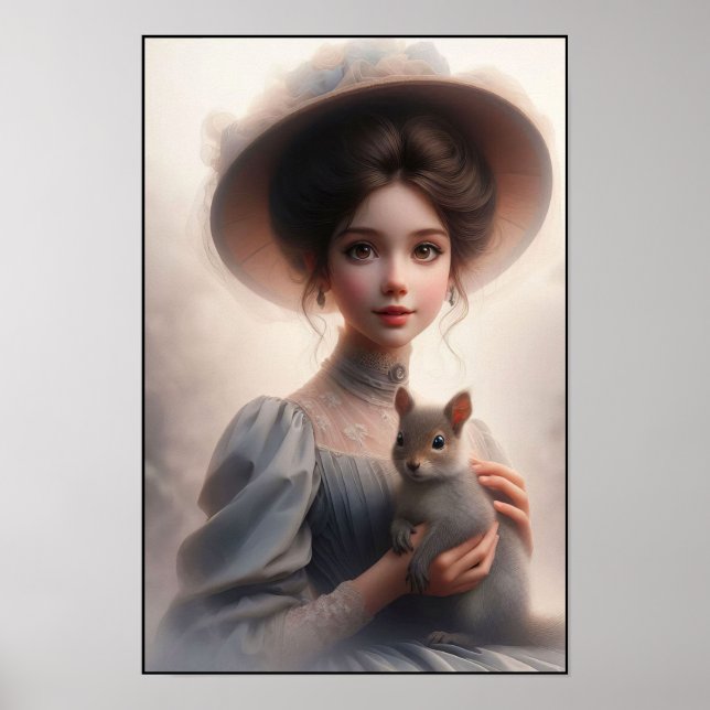 Timeless Victorian Era Elegance Wall Poster (Front)