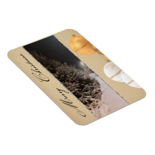 Timeless Vintage Christmas Wishes Magnet