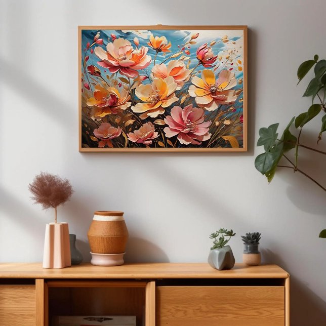 Timeless Vintage Flowers AI Art Painting Sophistic Poster (Creator Uploaded)
