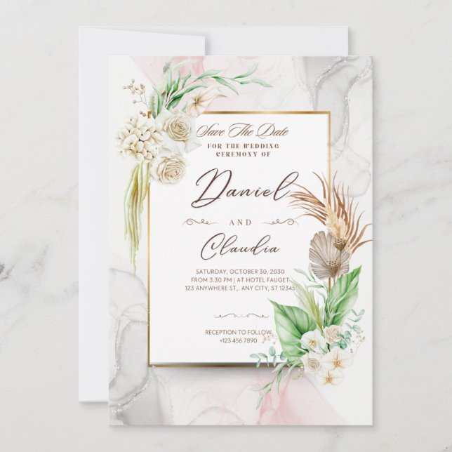 Timeless Wedding Invitations: Elegant Styles & The Invitation (Front)
