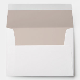 Timeless Wedding Neutral Beige and White Envelopes