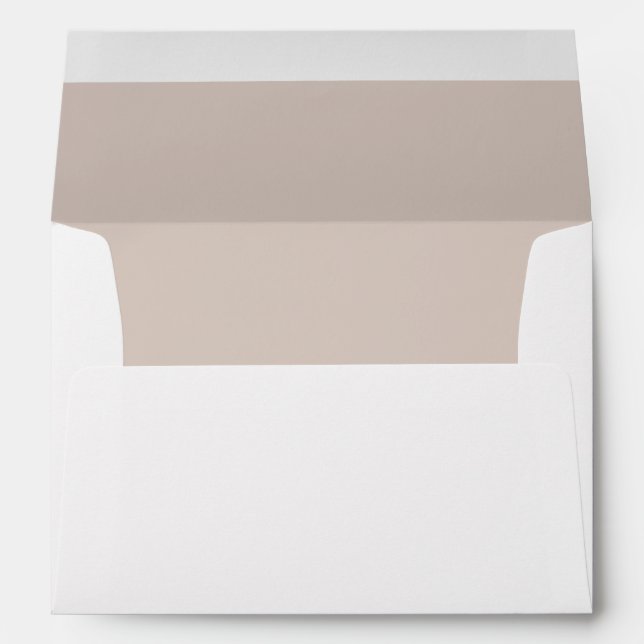Timeless Wedding Neutral Beige and White Envelopes (Back (Bottom))