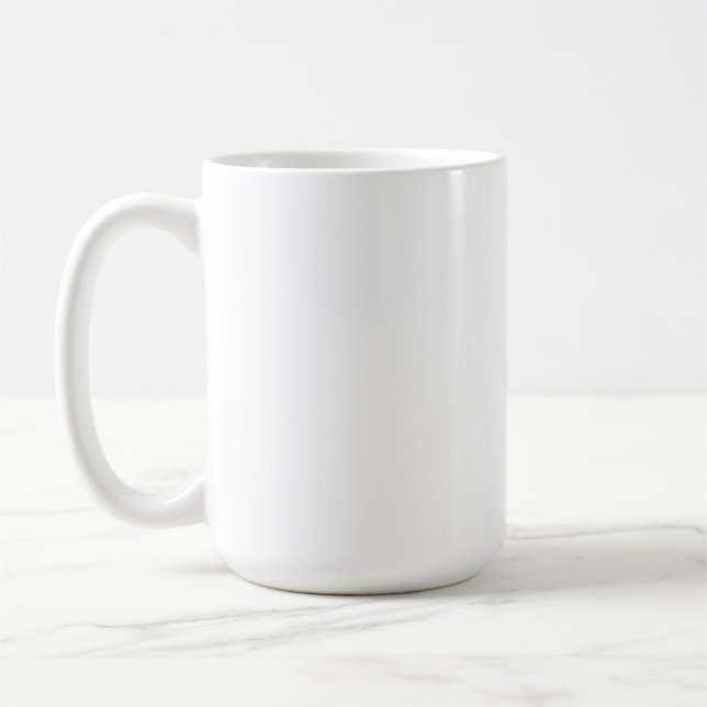 Timeless White Solid Classic Mug for Everyday Use (Left)